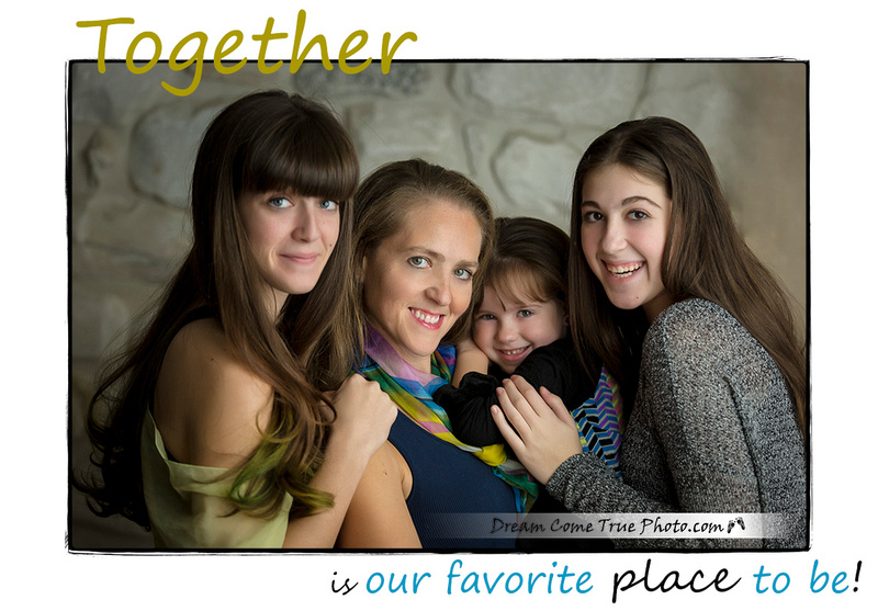 Dream Come True Photo - Capturing Connection and Love for the Family; Timeless image of mom and her daughters