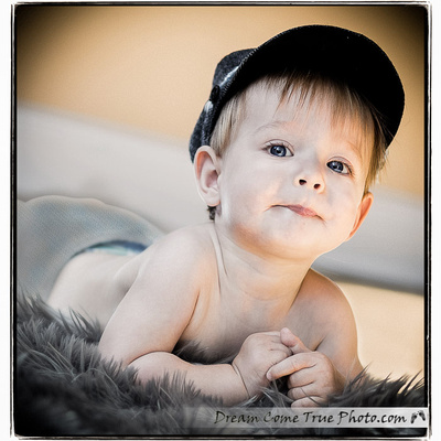 Dream Come True Photo: preserving a priceless expression of an adorable one year old in a cute hat