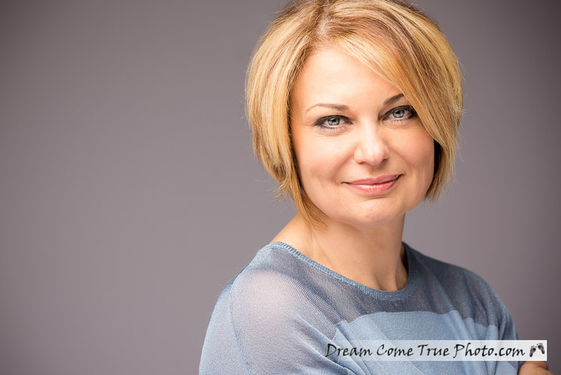 Dream Come True Photo: professional headshot capturing the true authentic personality of a fun and gorgeous mom and a doctor.  Age naturally and gracefully.